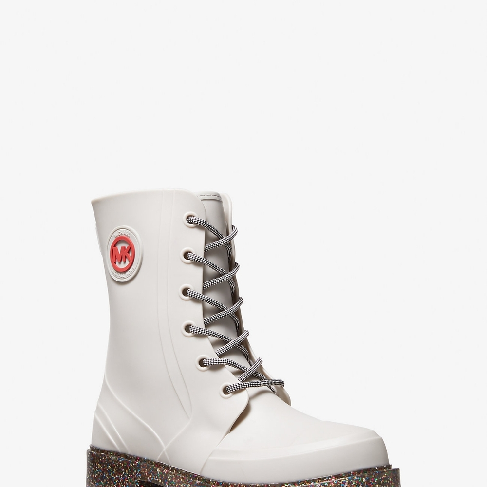 Michael Kors White rain Boots